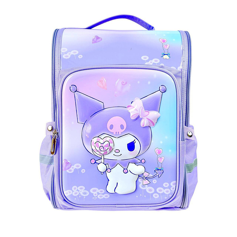 کوله پشتی مدرسه مدل صندوقی کرومی کد 2525