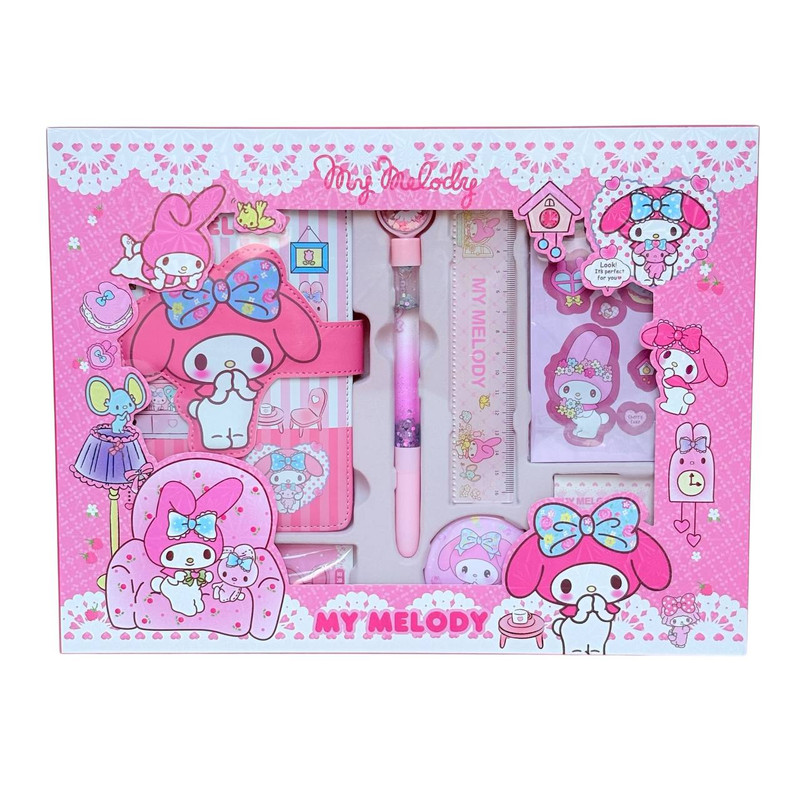 بسته لوازم تحریر مدل کرومی و ملودی مجموعه 20 عددی